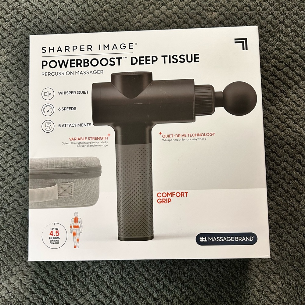 Powerboost Deep Tissue Percussion Massager ~ NEW